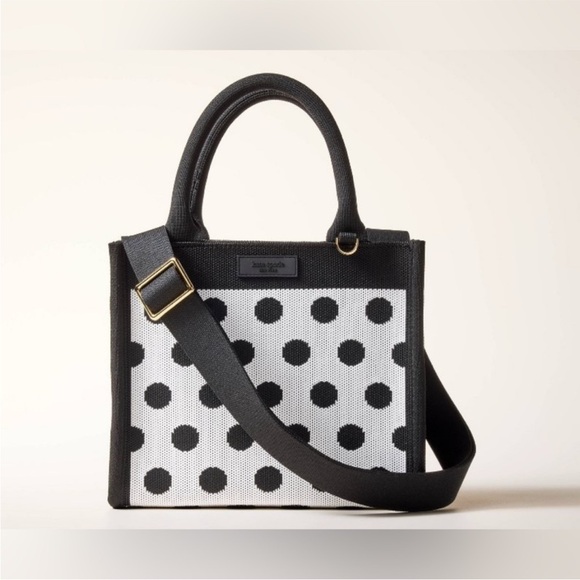 Kate Spade X Target Handbags - NWT Kate Spade x Target Black and White Polka Dot Tote Bag